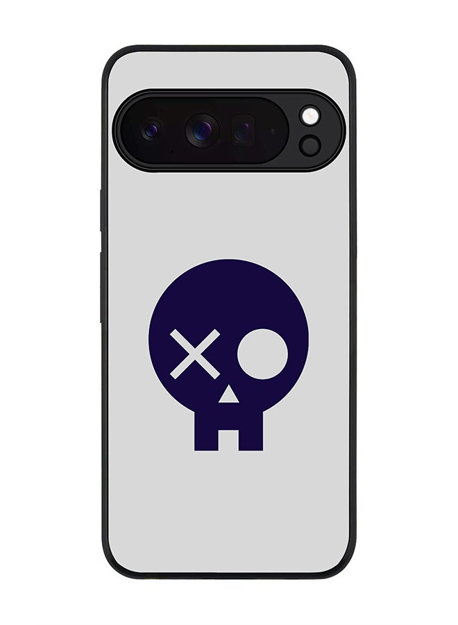 Stylizedd For Google Pixel 10 Pro Case,Slim fit Camera Protection, Shockproof Thin Phone cover  - Skull Patch - Image 1